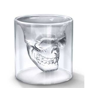 Doomed Skull Shot Glass