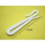 16 Pcs Plastic Curtain Hooks