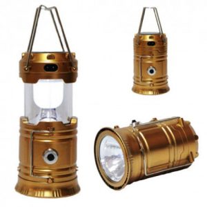 Solar LED Torch Rechargeable Camping Lantern