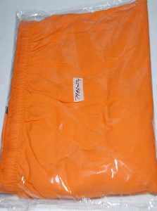 Orange Color 4 Way Cotton Lycra Ankle length Leggings