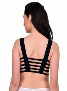 Black Color Pretty Back Bralette