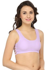 Purple Color Pretty Back Bralette