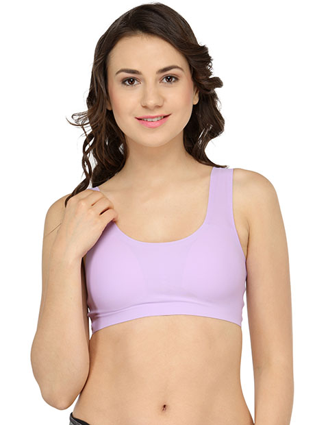 Purple Color Pretty Back Bralette