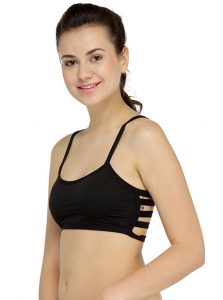 Black Color Butterfly 5 Strep Bralette