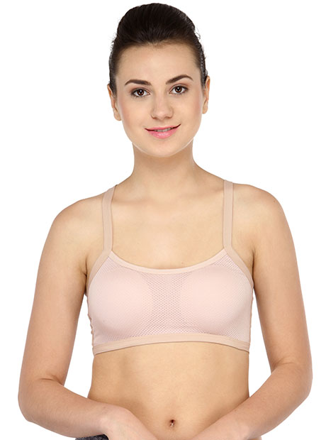 Nude Color Butterfly 5 Strep Bralette