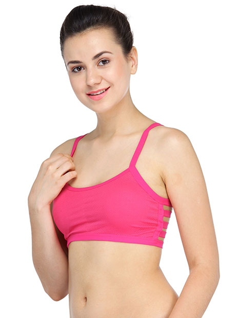 Pink Color Butterfly 5 Strep Bralette