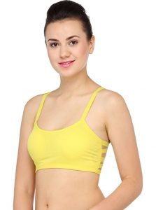 Yellow Color Butterfly 5 Strep Bralette