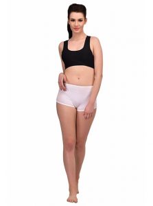 Black Color Cross Back Crop Top Bra