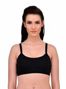 Black Color Stripe Bralet cum T shirt Bra