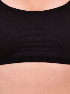 Black Color Stripe Bralet cum T shirt Bra