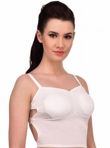 White Color Women Sexy Bandage Bra Strap Wrapped Chest Crop Top