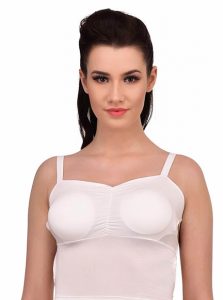 White Color Women Sexy Bandage Bra Strap Wrapped Chest Crop Top