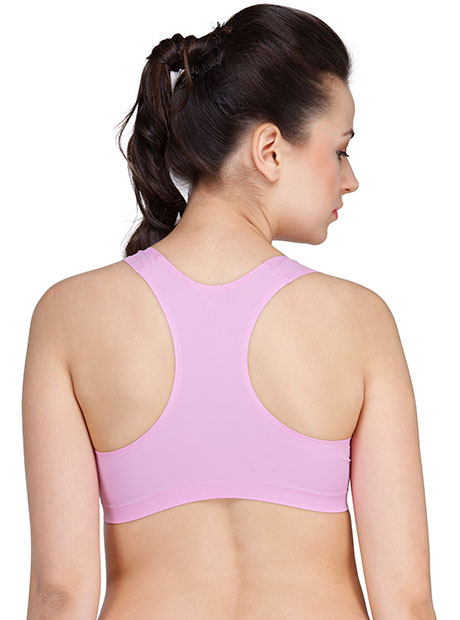 Purple Color Seamless Racer back Sport Bra 