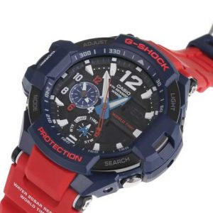 Casio G-Shock Gravitymaster Aviation Series Blue Red Watch GA1100-2A