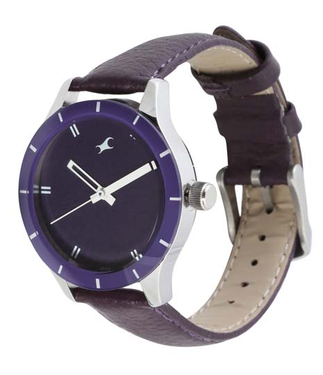 Fastrack Purple Dial Analog Watch For Women 6078Sl05