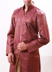 Exquisite Piping Of Shimmer Material Shades Of Purple Gold Indo Western Kurta Pajama