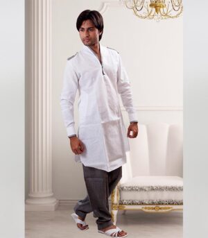 Unique Patchwork Design Adorns Pathani Suit/Kurta
