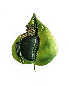 Buddha Leaf Wrought Iron Handicraft Wall Hanging Showpiece