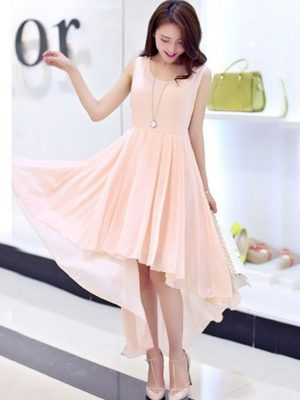 Exclusive Designer Peach Dress