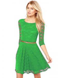 Designer Green Dress