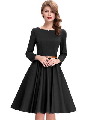 Exclusive Designer Black Western Dress