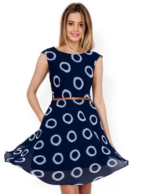 Exclusive Designer Navy Blue Dress