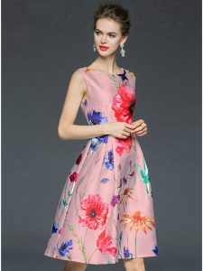 Exclusive Designer Pink Dress
