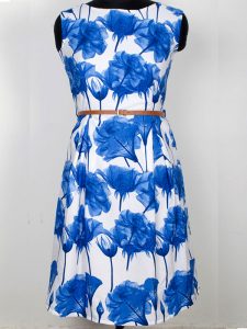 Exclusive Designer Wight Flower Print Dress