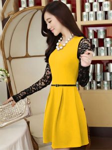 Exclusive Designer Yellow Dress