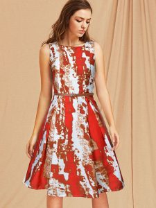 Exclusive Designer Vivo Red Dress