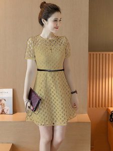 Exclusive Designer Cream Dress