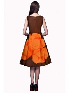 Exclusive Designer Orange Dress