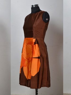 Exclusive Designer Orange Dress