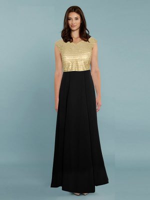 Exclusive Designer Olay Black Gown
