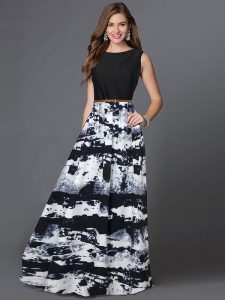 Exclusive Designer Jeny Black Gown