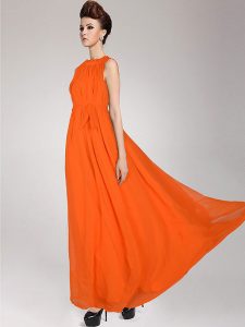 Exclusive Designer Dyna Orange Gown
