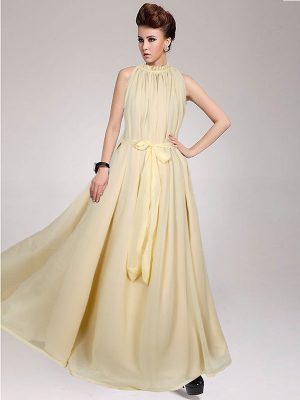 Exclusive Designer Dyna Cream Gown