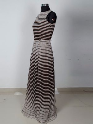 Exclusive Designer Decent Coffee Gown