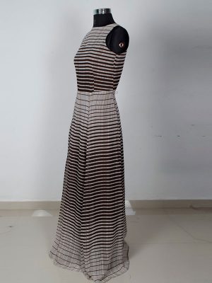 Exclusive Designer Decent Coffee Gown