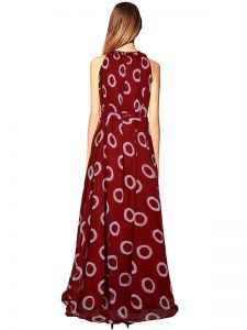 Exclusive Designer Maroon Gown