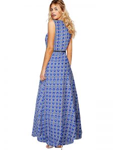 Exclusive Designer Pope Morphemic Blue Gown