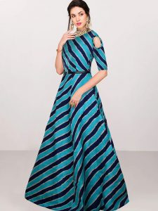 Exclusive Designer Blue Gown