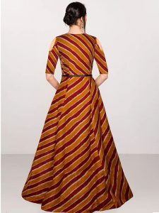 Exclusive Designer Maroon Gown