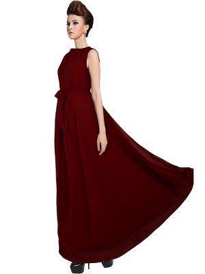 Exclusive Designer Maroon Gown