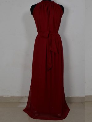 Exclusive Designer Maroon Gown