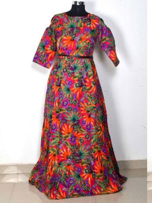 Designer Zorba Black Gown(Long Dress)