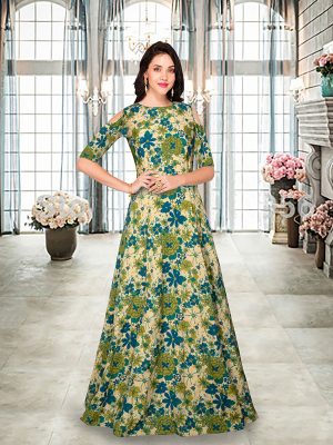 Washable Ladies Fancy Long Gown at Best Price in Howrah | Geeta Fashion