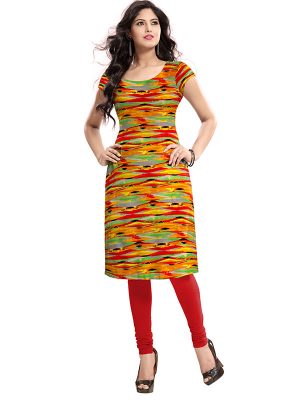 Exclusive Designer Orange Kurti