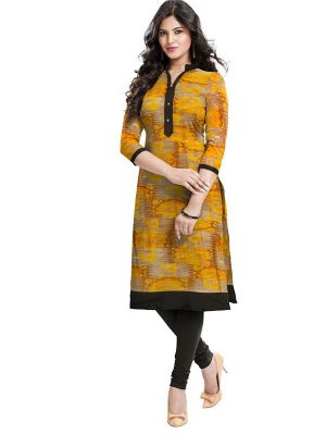 Exclusive Designer Yellow Kurti