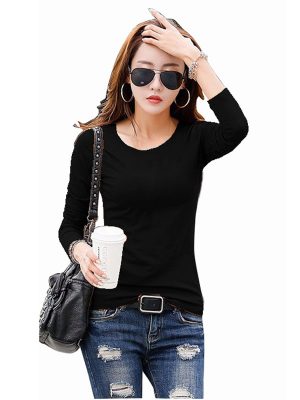 Black Knitting Exclusive Designer Top